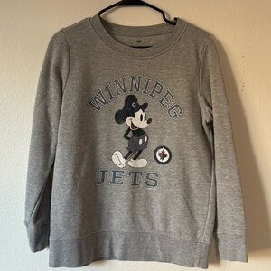 Winnipeg Jets Mickey Crew Neck Sweatshirt